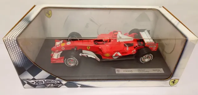 F2005 Michael Schumacher Hot Wheels escala 1:18