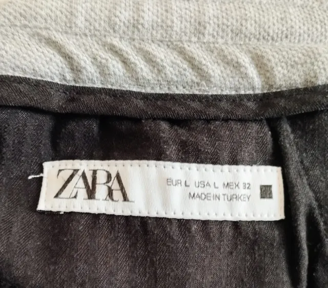 Pantalón Corto Zara Gris