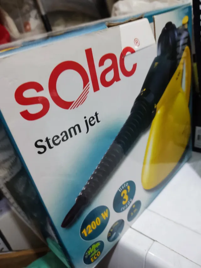 Mini vaporeta Solac Steam Jet 1200W