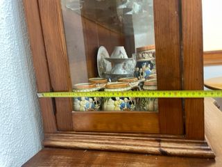 Vitrinas vintage madera maciza y cristal.