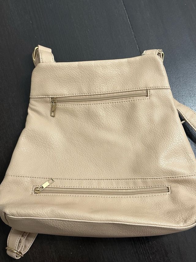 Mochila Mujer Beige y Gris