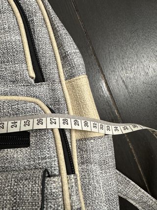 Mochila Mujer Beige y Gris