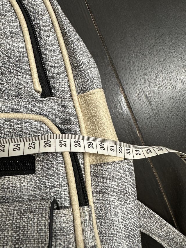 Mochila Mujer Beige y Gris