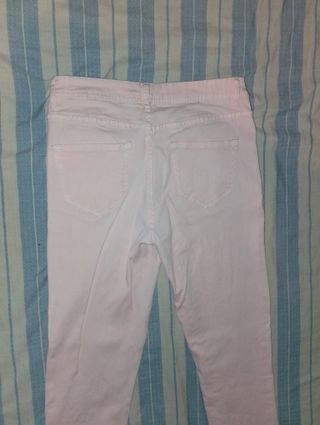 Pantalón vaquero rosa Kiabi Talla S de mujer