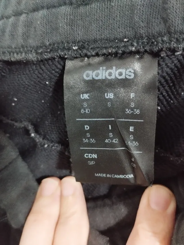 Pantalón chándal Adidas negro