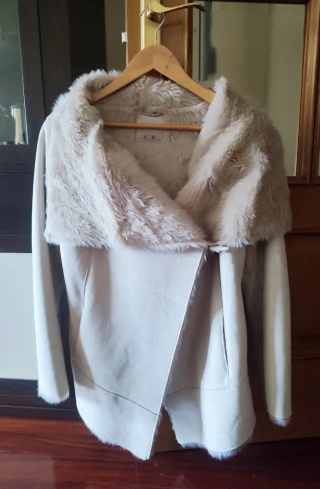 Chaqueta a doppio strato Pull&Bear beige