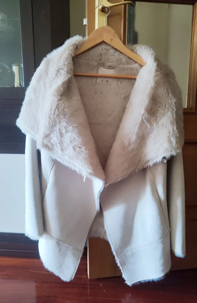 Chaqueta a doppio strato Pull&Bear beige