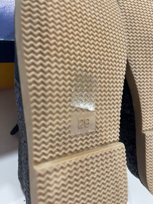 Botas de piel negras talla 29