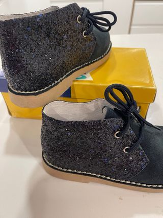 Botas de piel negras talla 29