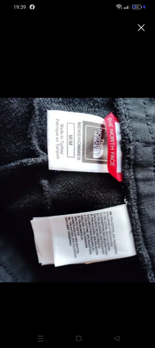 Pantalón jogger The North Face negro