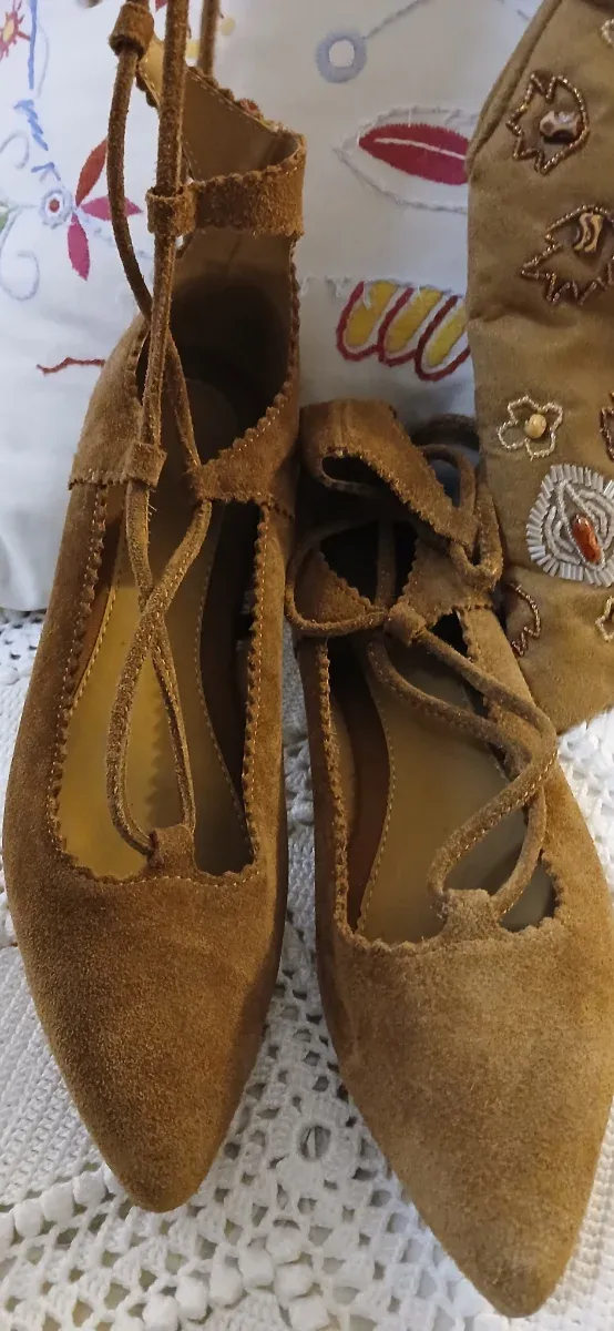 Bolso y Merceditas Cordón Talla 38