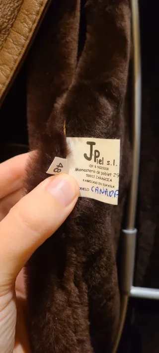Chaqueta Piel Ovino España Modelo Canada