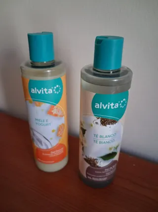 2 Gel Doccia Alvita Miele e Yogurt e Tè Bianco