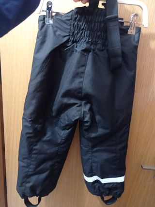 Pantalón de esquí para niño negro