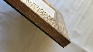 Cornice Bussolari dorata martellata per foto 13x13