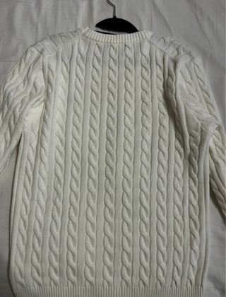 Jersey Polo Ralph Lauren Blanco Trenzado