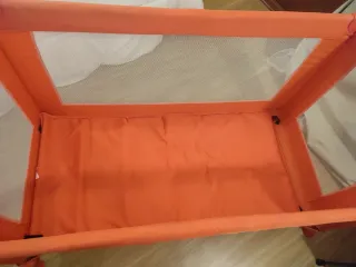 Cuna de viaje con colchón plegable