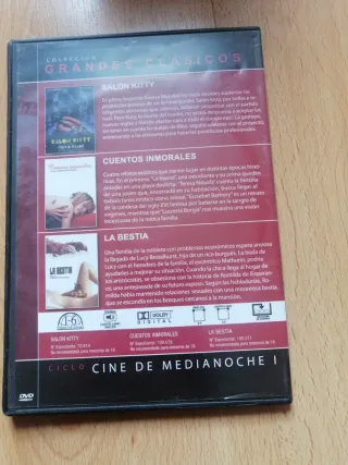 DVD Ciclo Cine de Medianoche I - 3 Películas