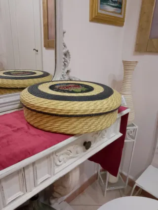 Cesto Sardo 38x10cm con Coperchio