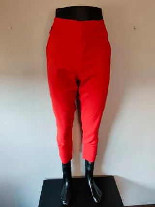 Calças Chic & Jeune Vermelhas Tamanho 40