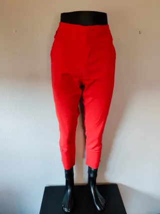 Calças Chic & Jeune Vermelhas Tamanho 40