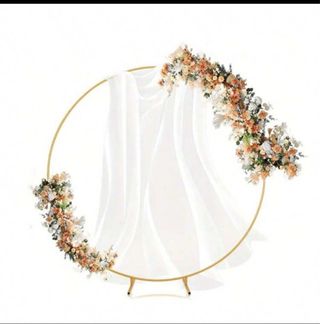 Cerchio metallo oro per allestimenti