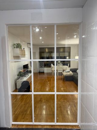 Puerta corredera de aluminio