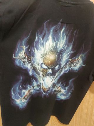 Maglia High Teschio Chitarra Luminosa Buio