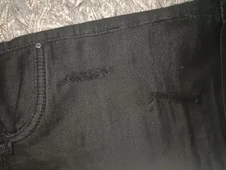 Pantalón corto vaquero negro