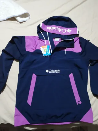 Cortavientos Columbia Anorak nuevo a estrenar,t-M