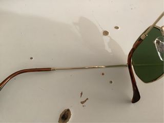 Gafas Ray-Ban Octagonales Doradas Verdes