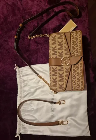 Bolso Michael Kors Beige y Marrón ( Nuevo)