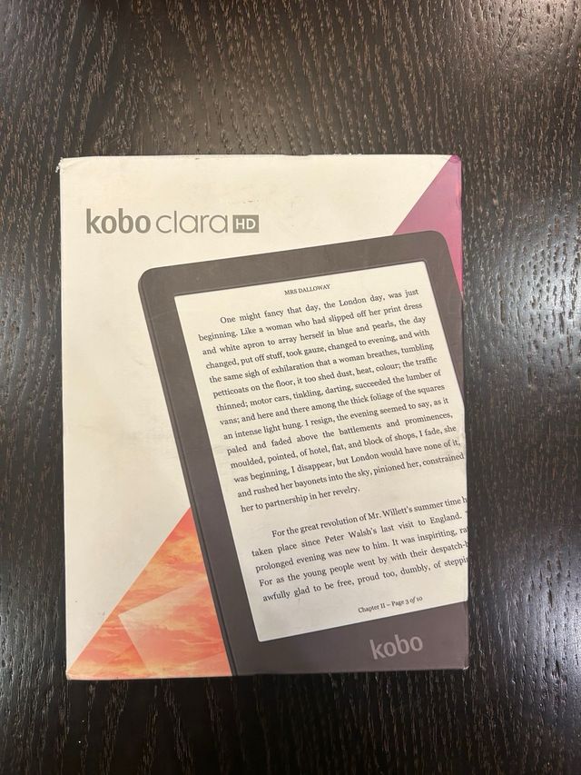 Kobo Clara HD com caixa e capa