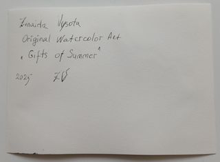 Sandía Acuarela Original Arte 21x15cm