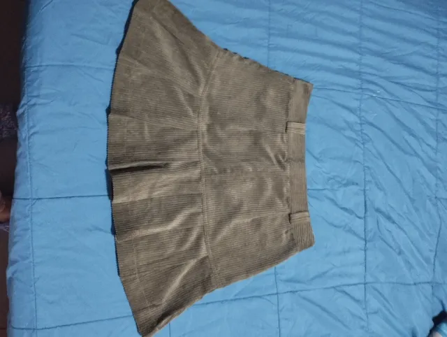 Falda Only de pana con tablas