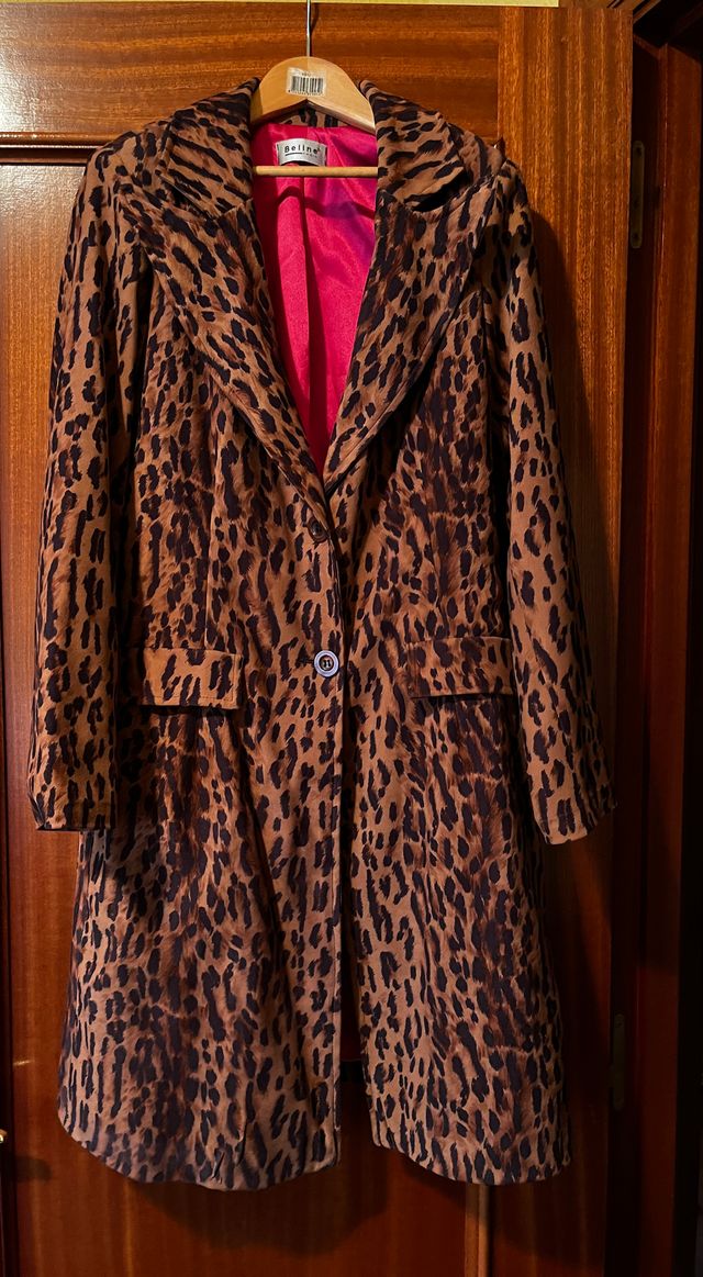 Abrigo Beline Animal Print talla S