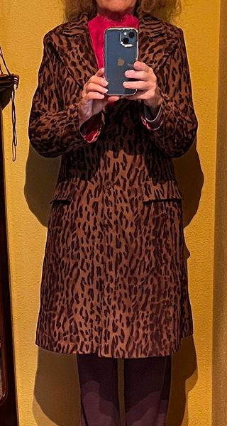 Abrigo Beline Animal Print talla S