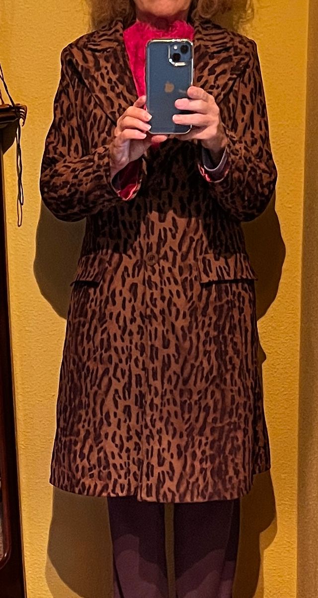 Abrigo Beline Animal Print talla S