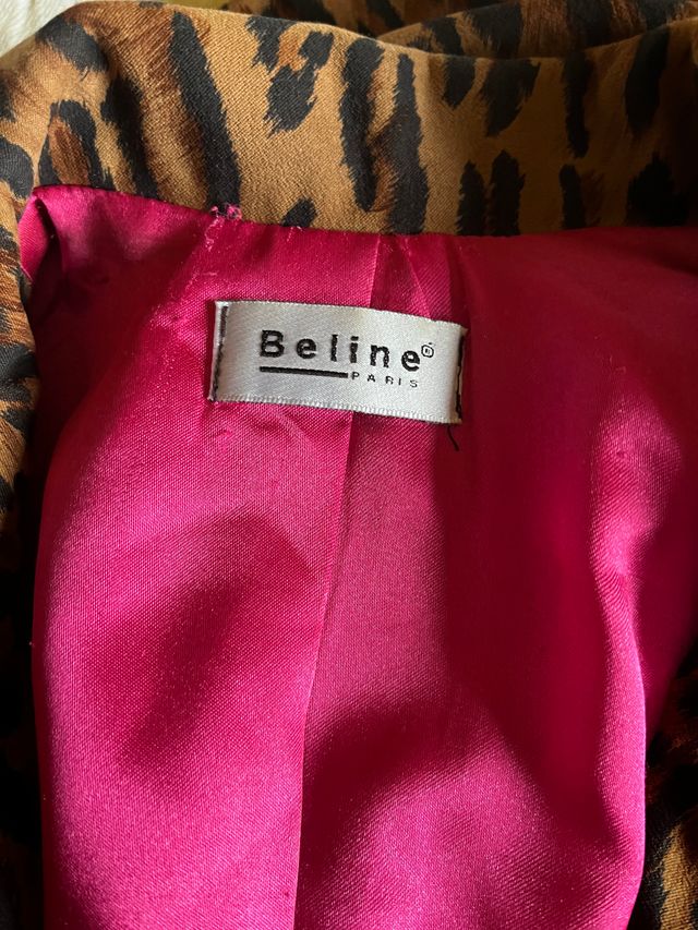 Abrigo Beline Animal Print talla S