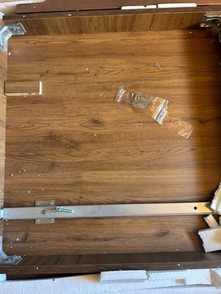 Mesa comedor extensible madera y metal