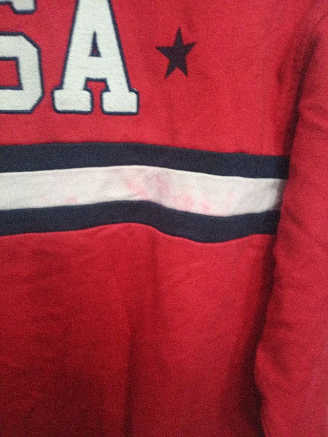 Sudadera USA Roja Talla M