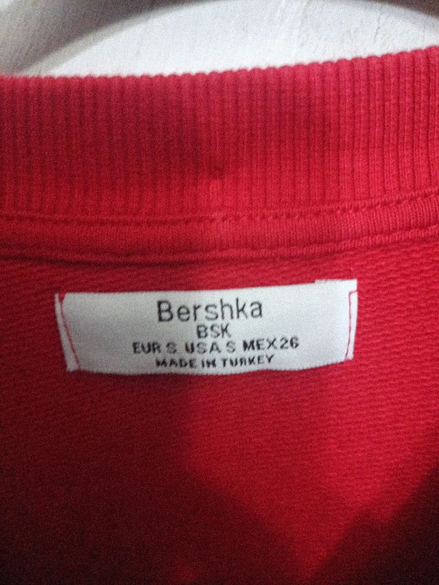 Sudadera USA Roja Talla M
