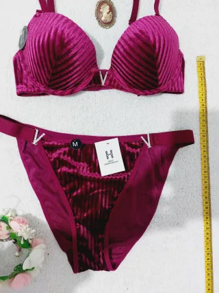 Conjunto Lencería Terciopelo 85B