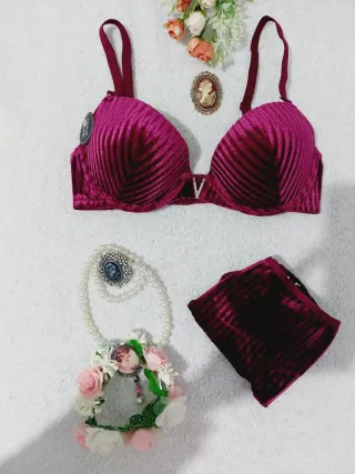 Conjunto Lencería Terciopelo 85B