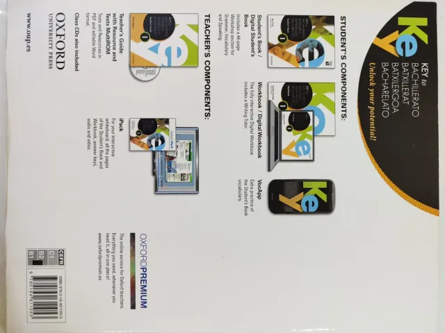 Key to Bachillerato 1. Student's Book