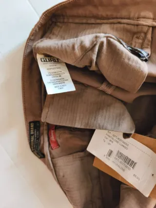 Pantaloni Guru Cargo Marrone Taglia 27