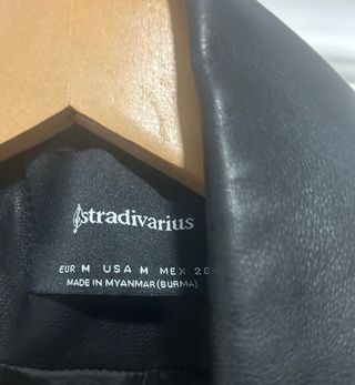 Chaqueta efecto piel Stradivarius