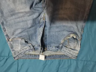 Pantalón vaquero azul/gris talla L