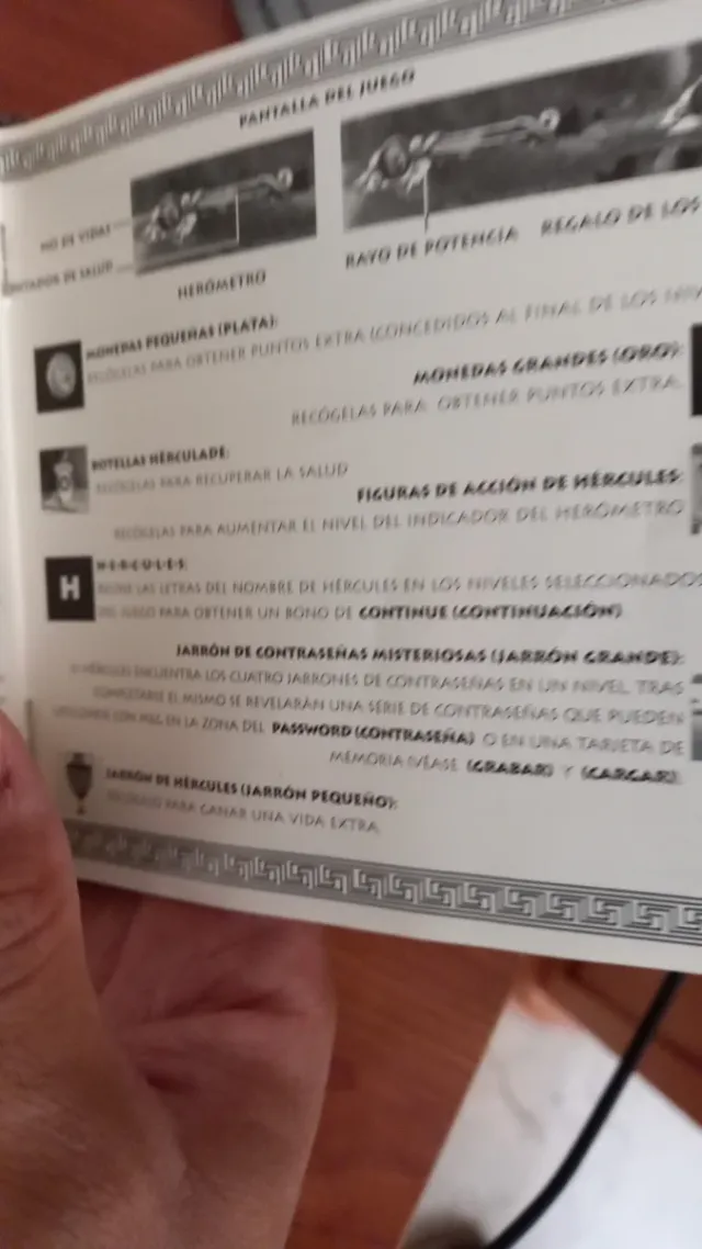 Disney Hércules Ps1 Juego de Acción PAL completo.