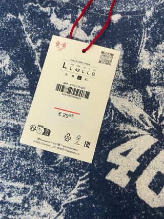 Camiseta Champion x Zara 